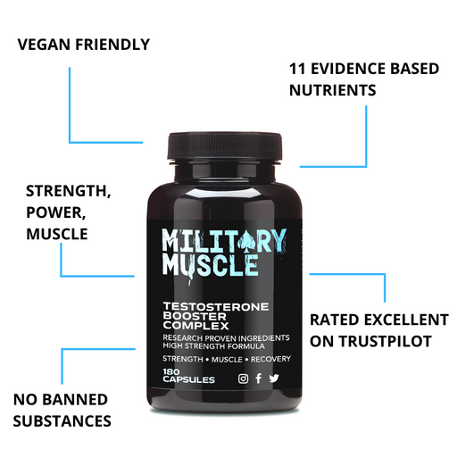 military muscle testosterone booster