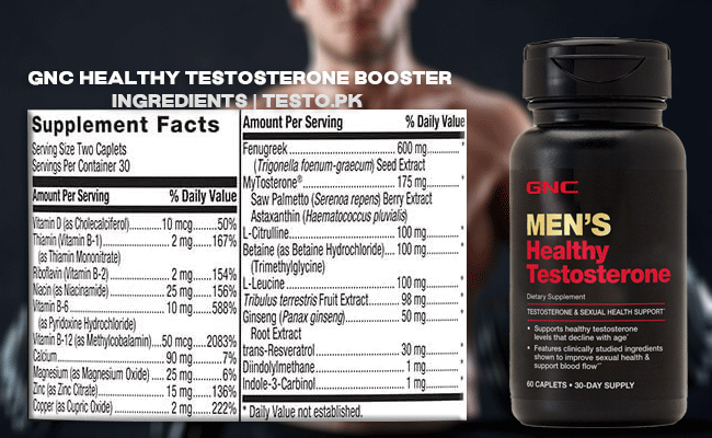 gnc testosterone booster ingredients