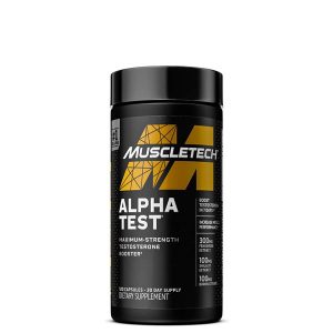 Testosterone Booster for Men, MuscleTech AlphaTest